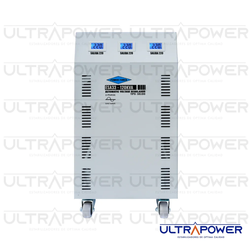 Estabilizador Servomotor Trifasico con Autotransformador ESA33